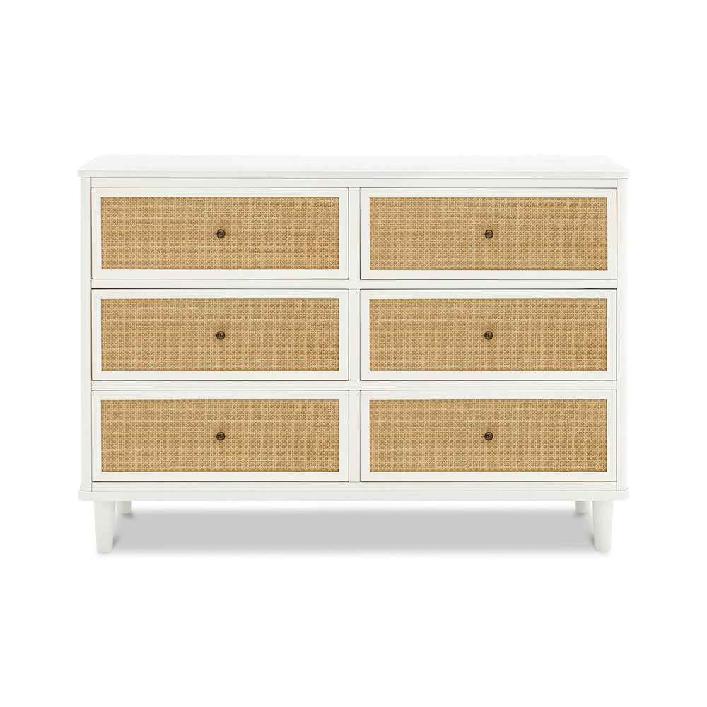 Marin with Cane 6 Drawer Dresser