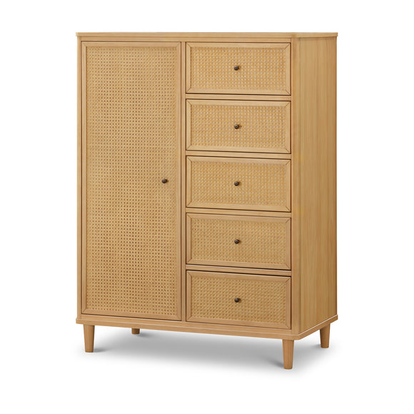 Marin Dresser with Cane Chifforobe