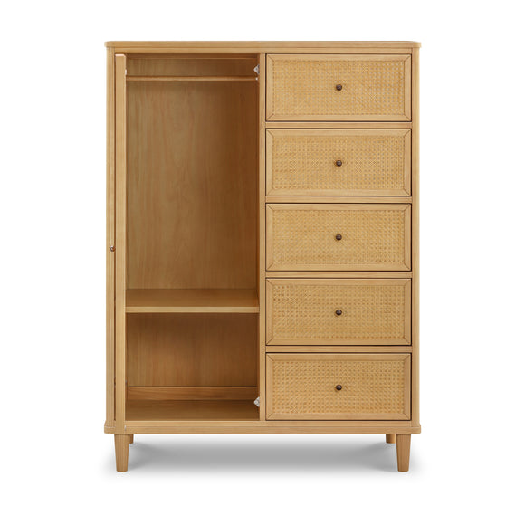 Marin Dresser with Cane Chifforobe
