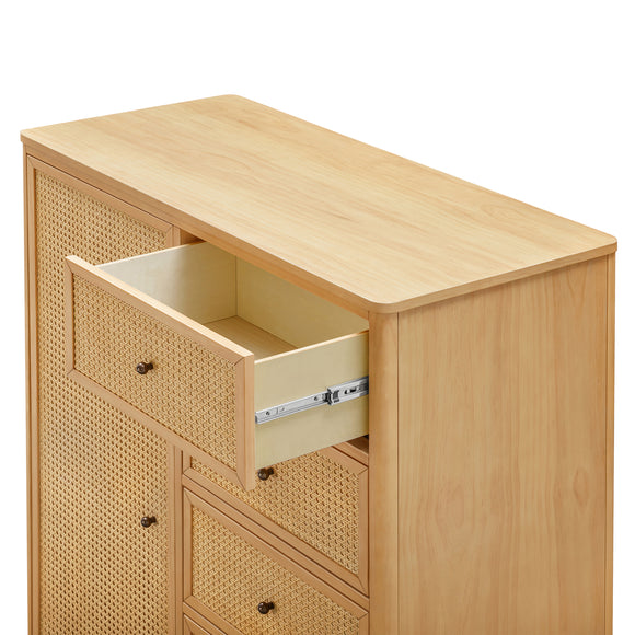 Marin Dresser with Cane Chifforobe