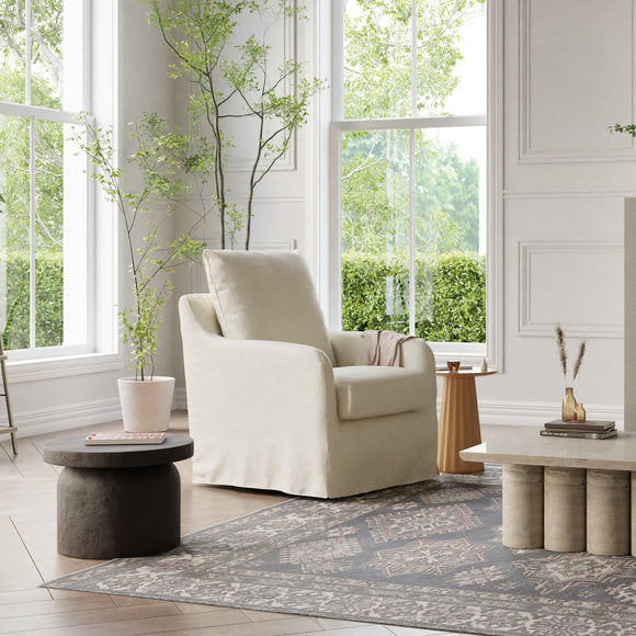 Reese Slipcover Swivel Glider