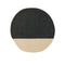 Pearl Round Rug  option Black