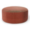 Shade Outdoor Pouf  option Peacoat/Terracotta / Large: 35.4 in diameter