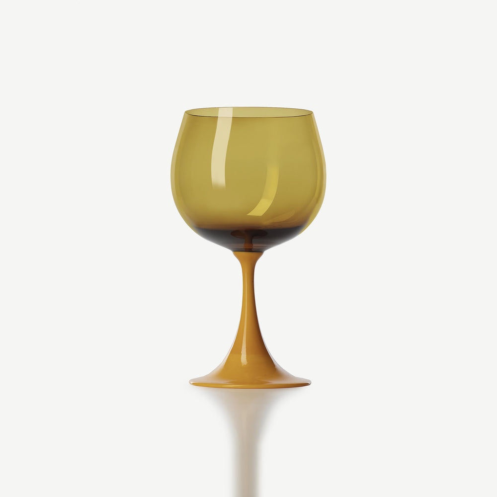 Burlesque Burgundy Glass