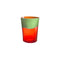 Dandy Water Glass  option Pea Green Orange