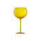 Gigolo Red Wine Stem Glass  option Yellow