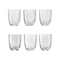 Idra Water Glass (Set of 6)  option Transparent