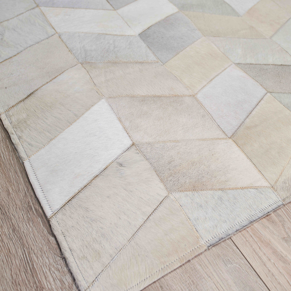 Natural Hide Chevron Area Rug