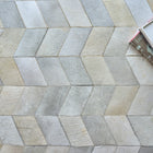 Natural Hide Chevron Area Rug