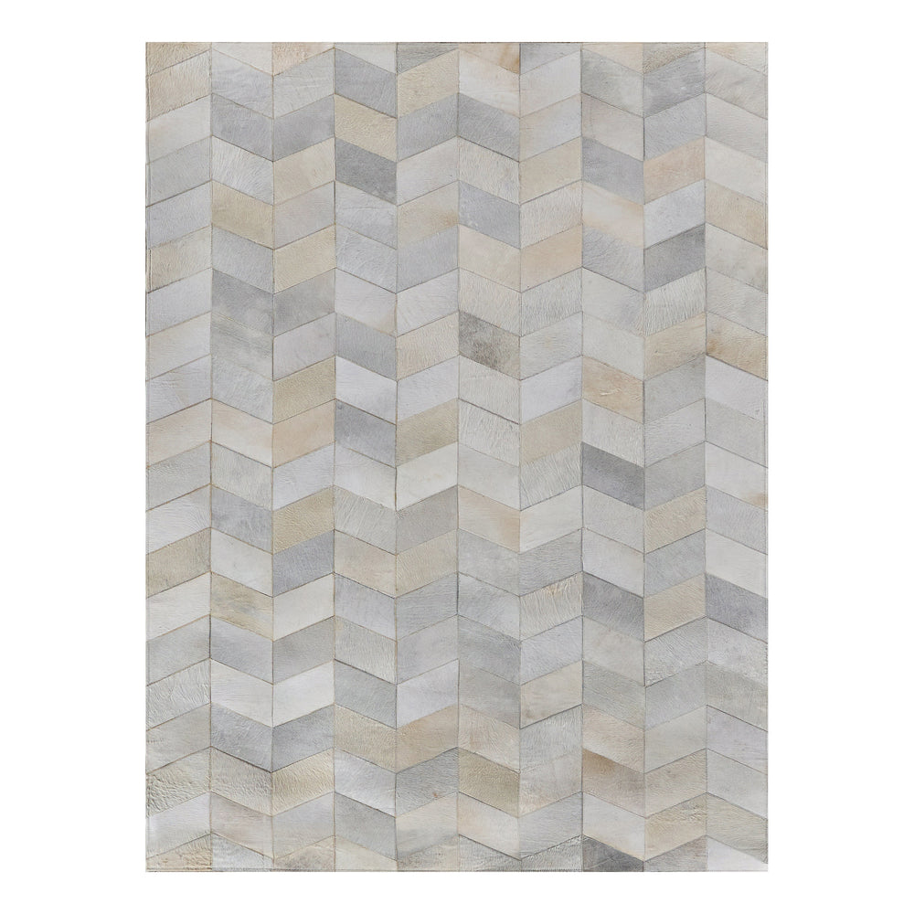 Natural Hide Chevron Area Rug