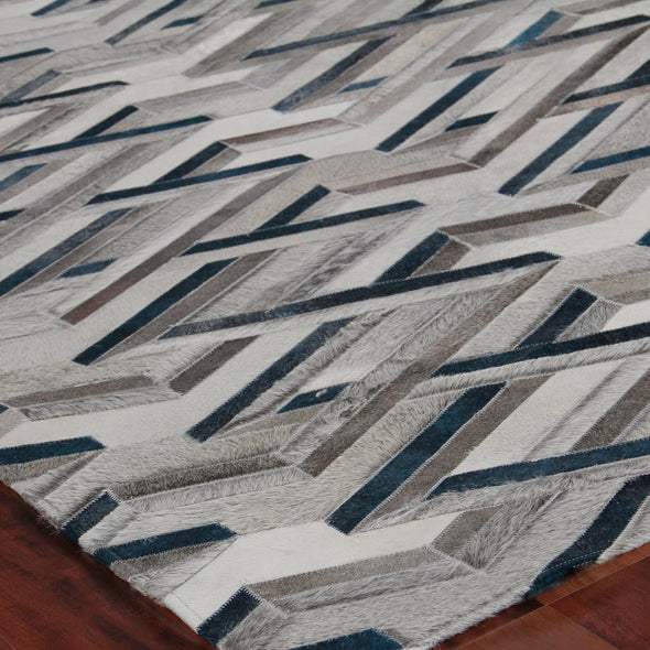Natural Hide Zigzag Area Rug