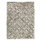 Natural Hide Diamond Area Rug