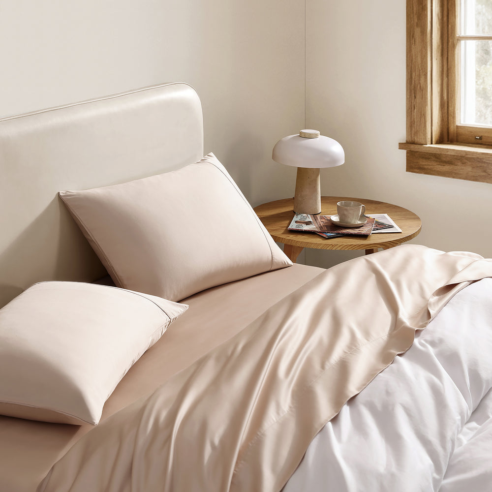Natural Premium Bamboo Pillowcase Set