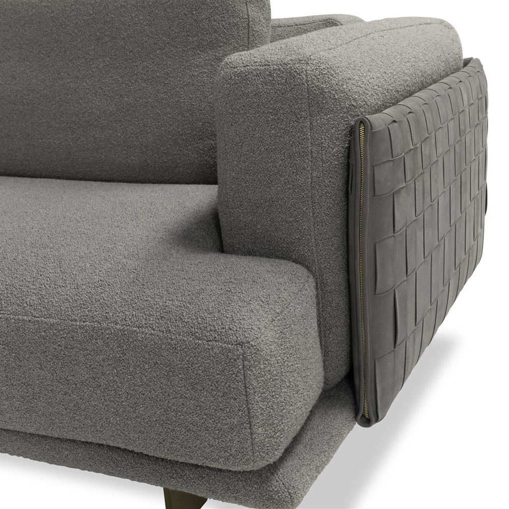 Campus 4-Piece Sectional Sofa with Terminal Armless Chair
