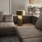 Campus Sectional Sofa with Terminal Armless Chair