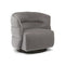 Couture Recliner Swivel Lounge Chair  option 86006502 Piazza Di Spagna / Black Chrome