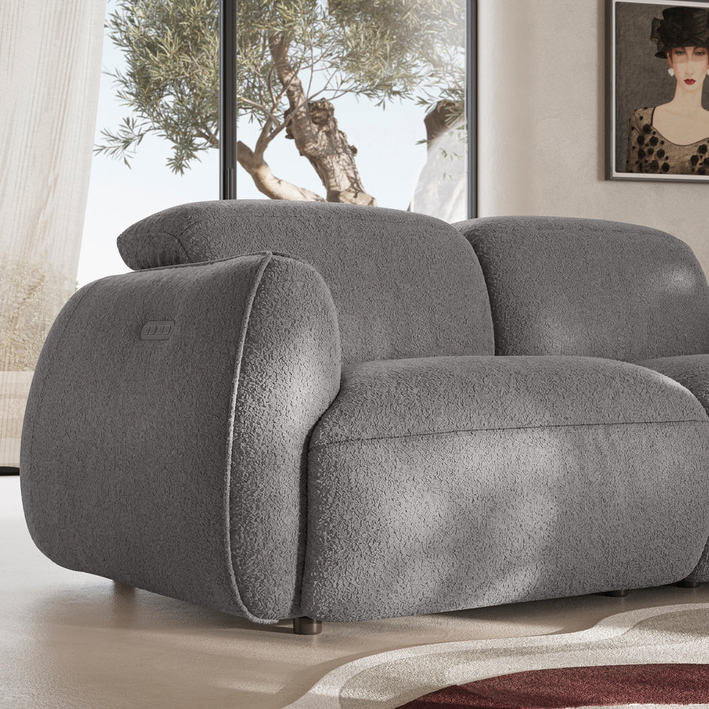 Mindful Power Motion Sectional Sofa with Storage Console
