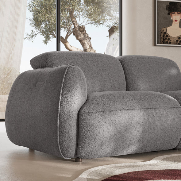 Mindful Power Motion Sectional Sofa with Storage Console