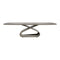 Nodo Dining Table  option Tobacco Ash / Light Gold