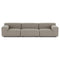 Plastics Outdoor Liberty Sofa  option 3 Seats
