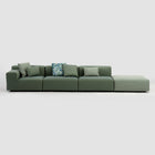 Plastics Outdoor Liberty Sofa with Pouf