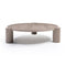 Tempio Round Coffee Table  option Tobacco Ashwood
