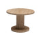 Tempio Side Table  option Travertine Marble / High: 17.7 in height