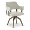 Valle Swivel Dining Chair  option 15C1 Le Mans White