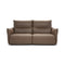 Wellbe 2-Seater Recliner Sofa  option 15E6 Le Mans Dark Brown Leather