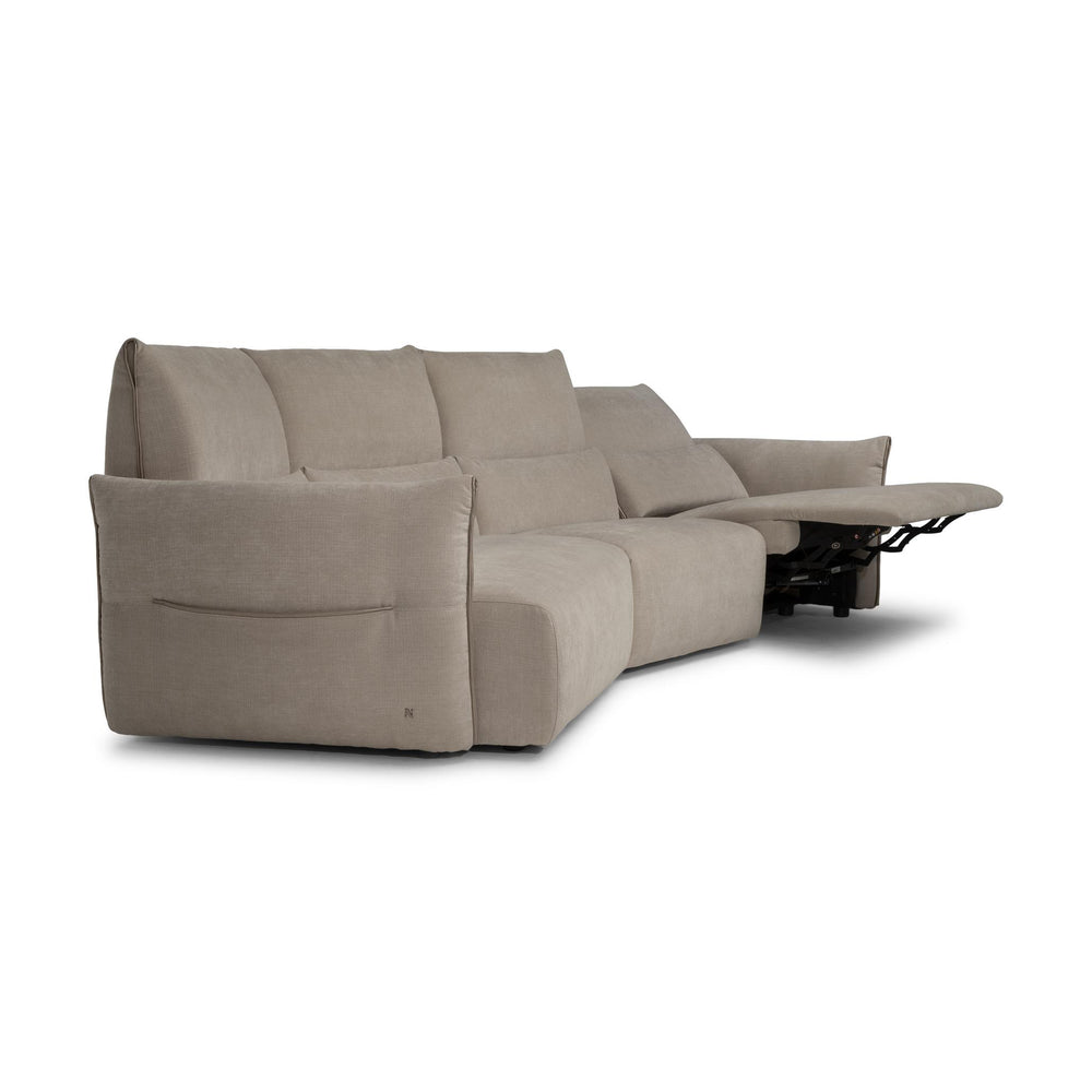 Wellbe Recliner Sofa With Left Wedge