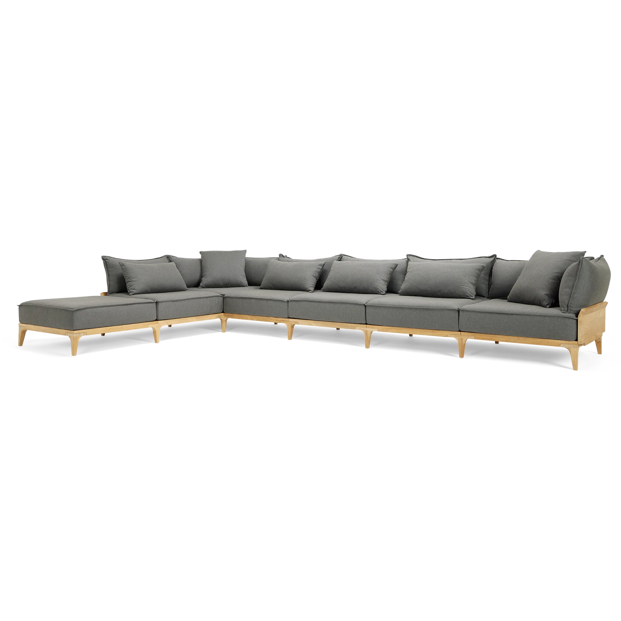 Neighbor Bluff Outdoor L-Shape Sectional with Chaise - 2Modern