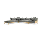 Bluff Outdoor L-Shape Sectional with Chaise