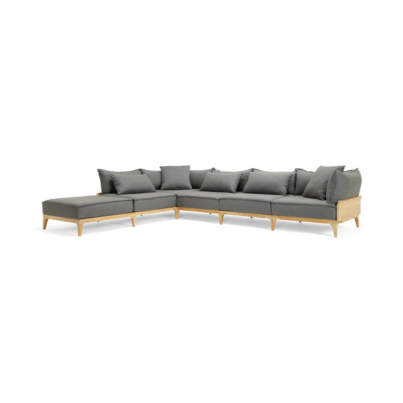 Bluff Outdoor L-Shape Sectional with Chaise