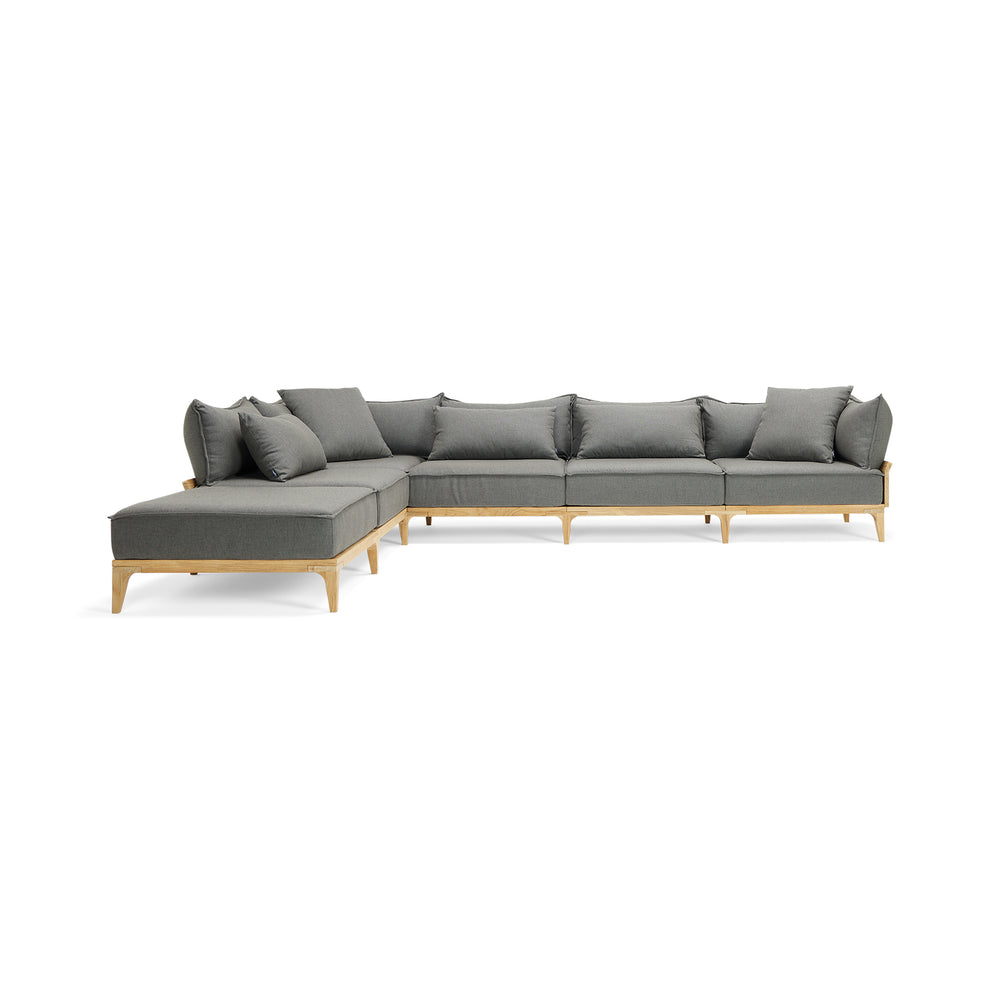 Bluff Outdoor L-Shape Sectional with Chaise