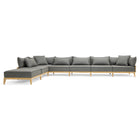 Bluff Outdoor L-Shape Sectional with Chaise
