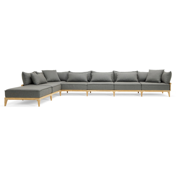 Bluff Outdoor L-Shape Sectional with Chaise