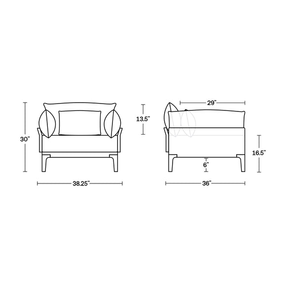 Bluff Outdoor Lounge Chair