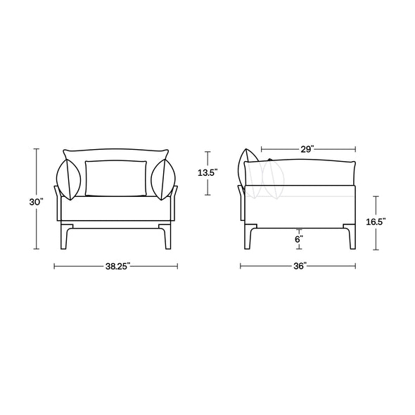 Bluff Outdoor Lounge Chair