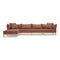 Bluff Outdoor Sofa with Chaise  option 4 Pieces with Chaise