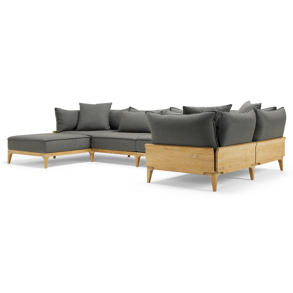 Bluff Outdoor U-Shape Sectional with Chaise