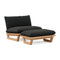 Dweller Outdoor Lounge Chair  option Matching Ottoman