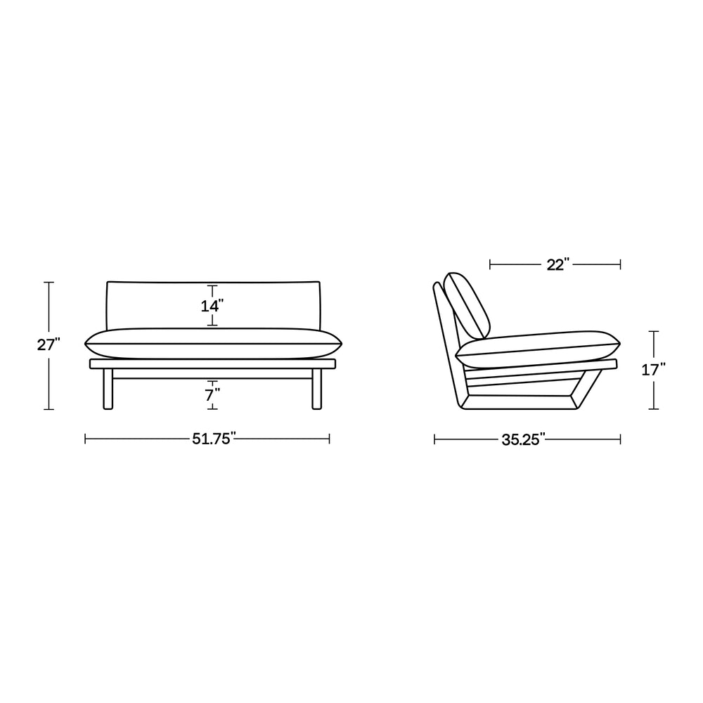Dweller Outdoor Settee