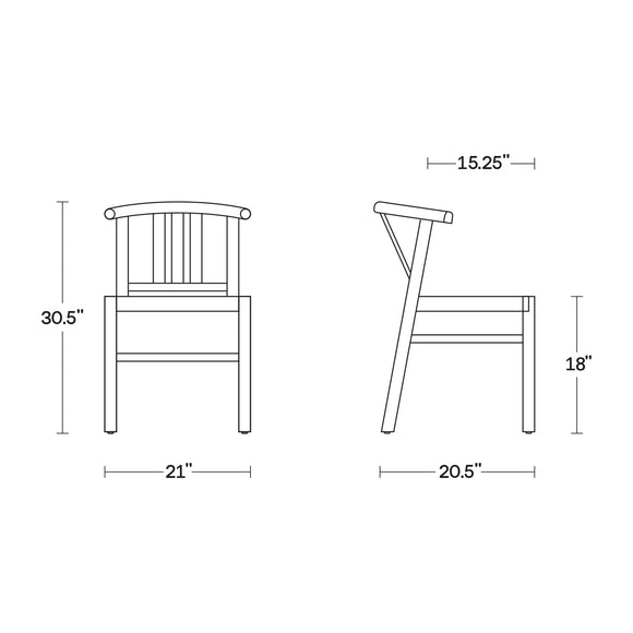 Haven Outdoor Dining Chair (Set of 2)