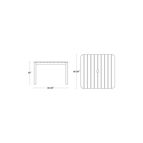 Haven Outdoor Rectangular Dining Table