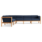 Haven Outdoor L-Shape Sectional with Arm Cushions
