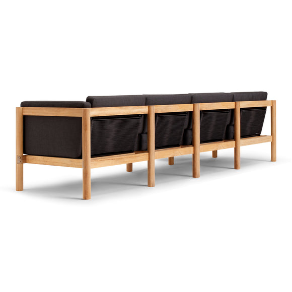 Haven Outdoor L-Shape Sectional with Arm Cushions