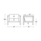 Haven Outdoor Lounge Chair with Arm Cushions