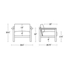 Haven Outdoor Lounge Chair with Teak Arms