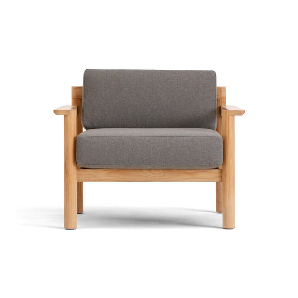 Haven Outdoor Lounge Chair with Teak Arms
