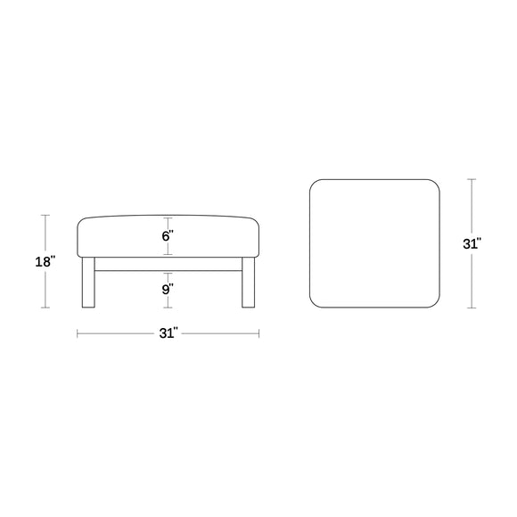 Haven Outdoor Ottoman